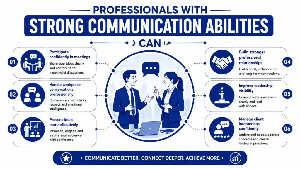 Professionals with strong communication abilities can
