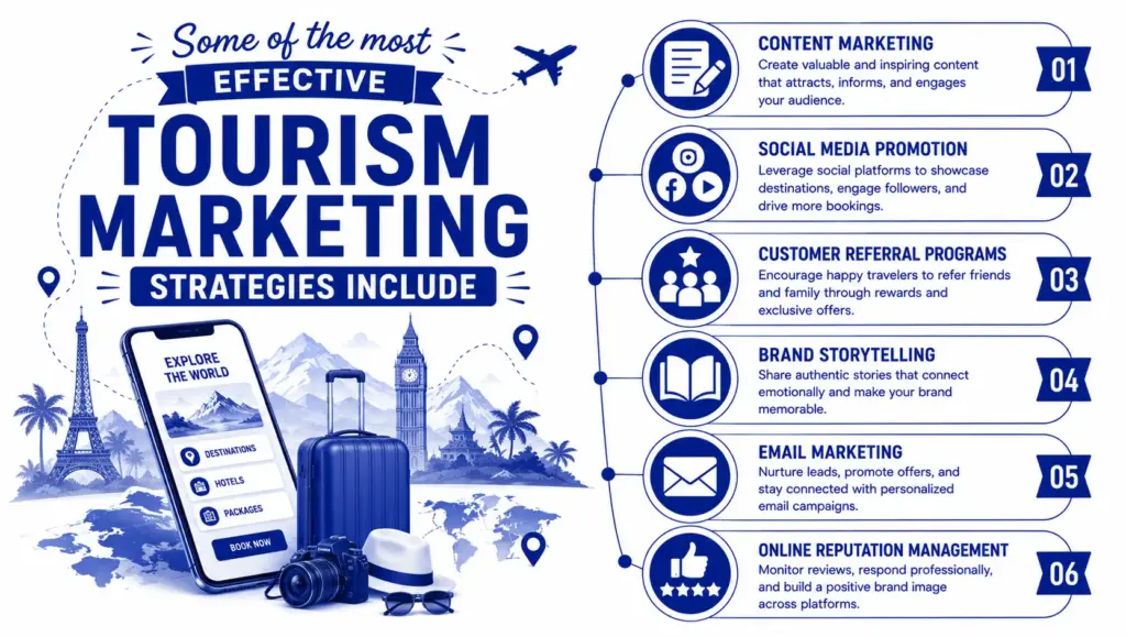 Some of the most effective tourism marketing strategies include